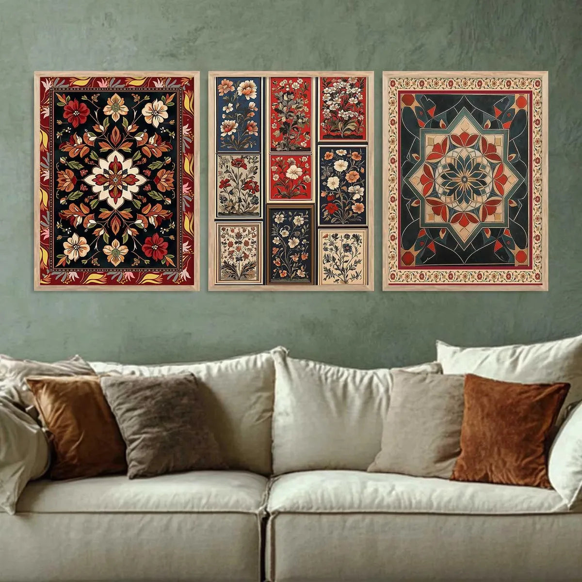 Traditional Door Wall Art - Set of 3