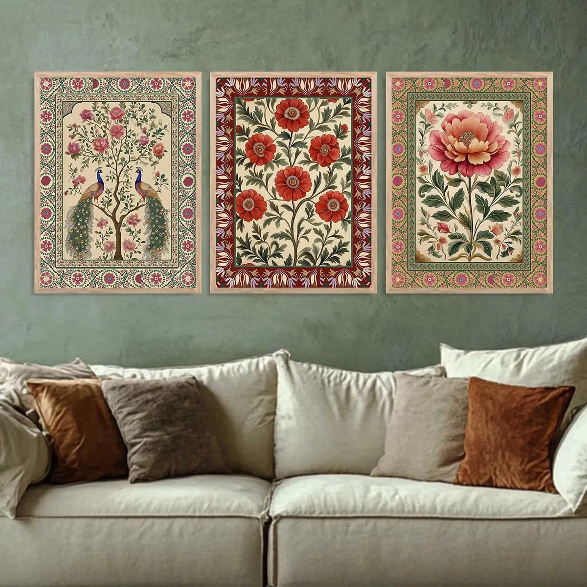 Floral Wall Art I - Set of 3