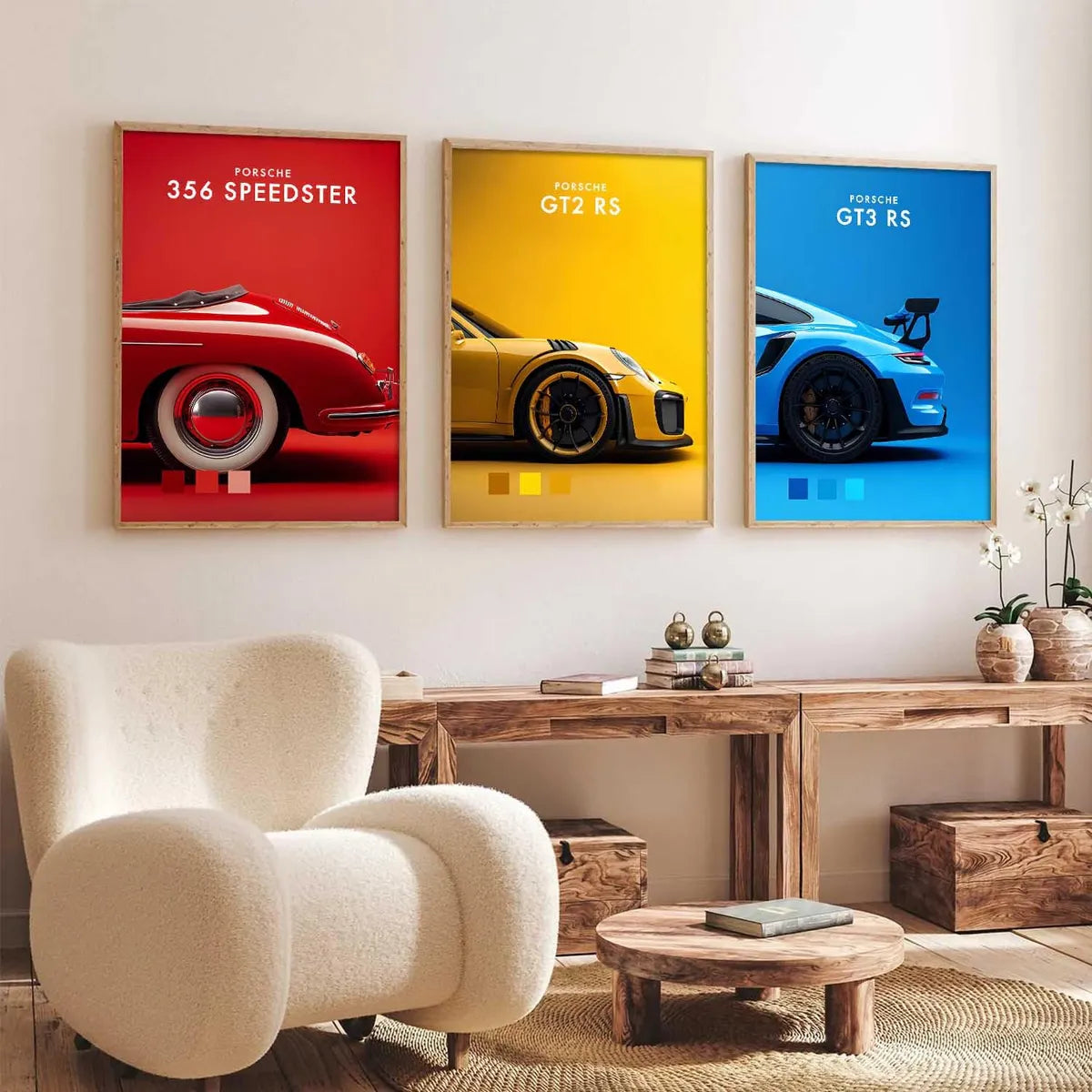 Porsche, GT3 RS, GT2 RS, 356 SPEEDSTER - Set of 3