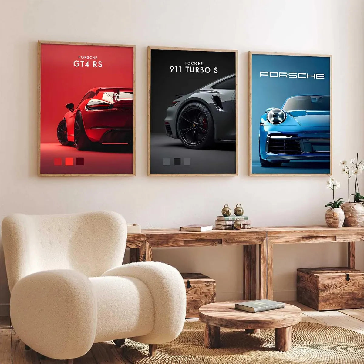 Porsche, GT4 RS, 911 Turbo S - Set of 3