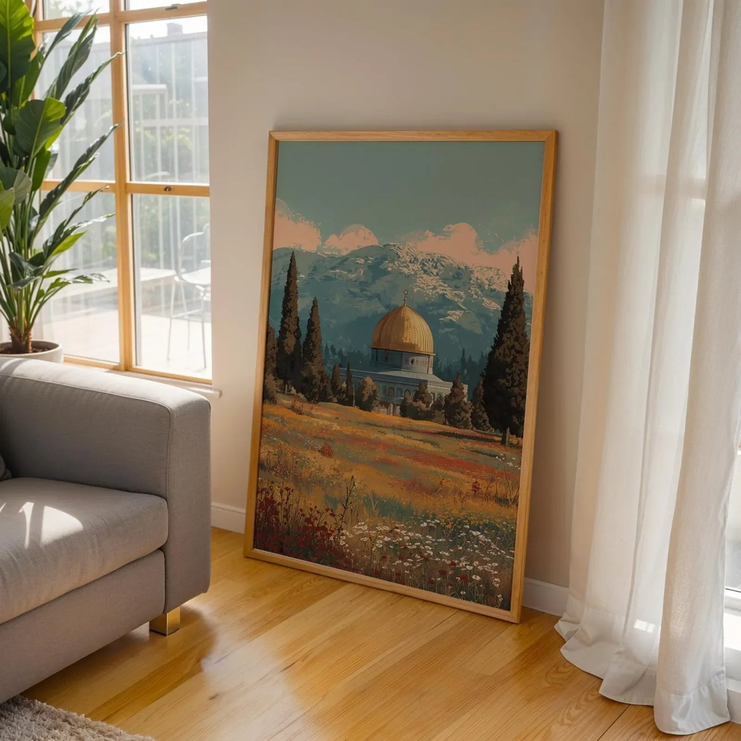 Kaaba, Madinah, Al-Aqsa - Set of 3
