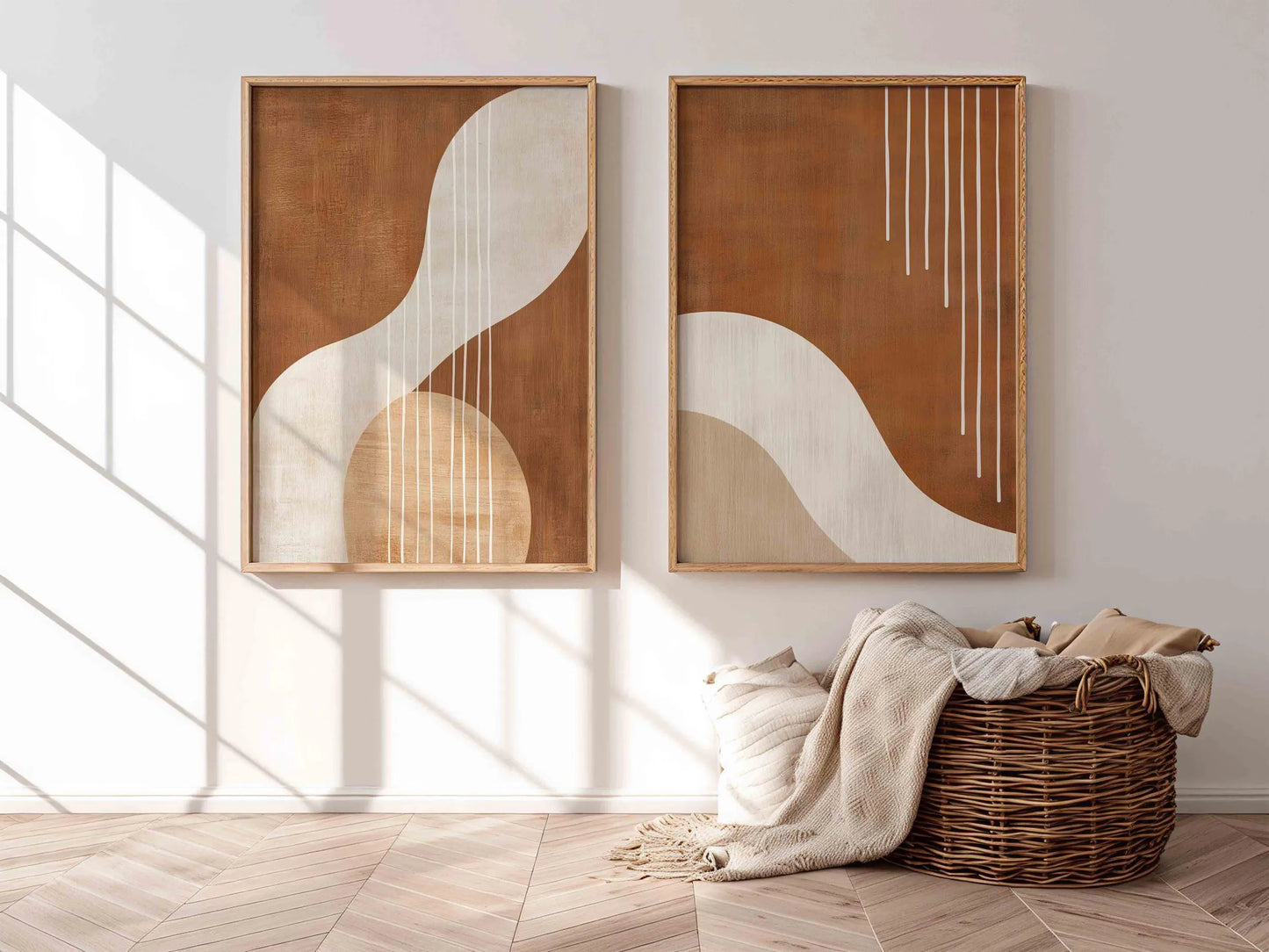 Terracotta Abstract - Set of 2