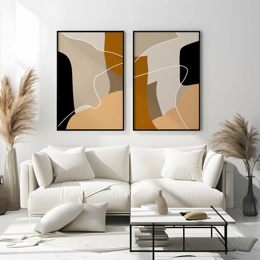 Abstract Wall Decor - Set of 2