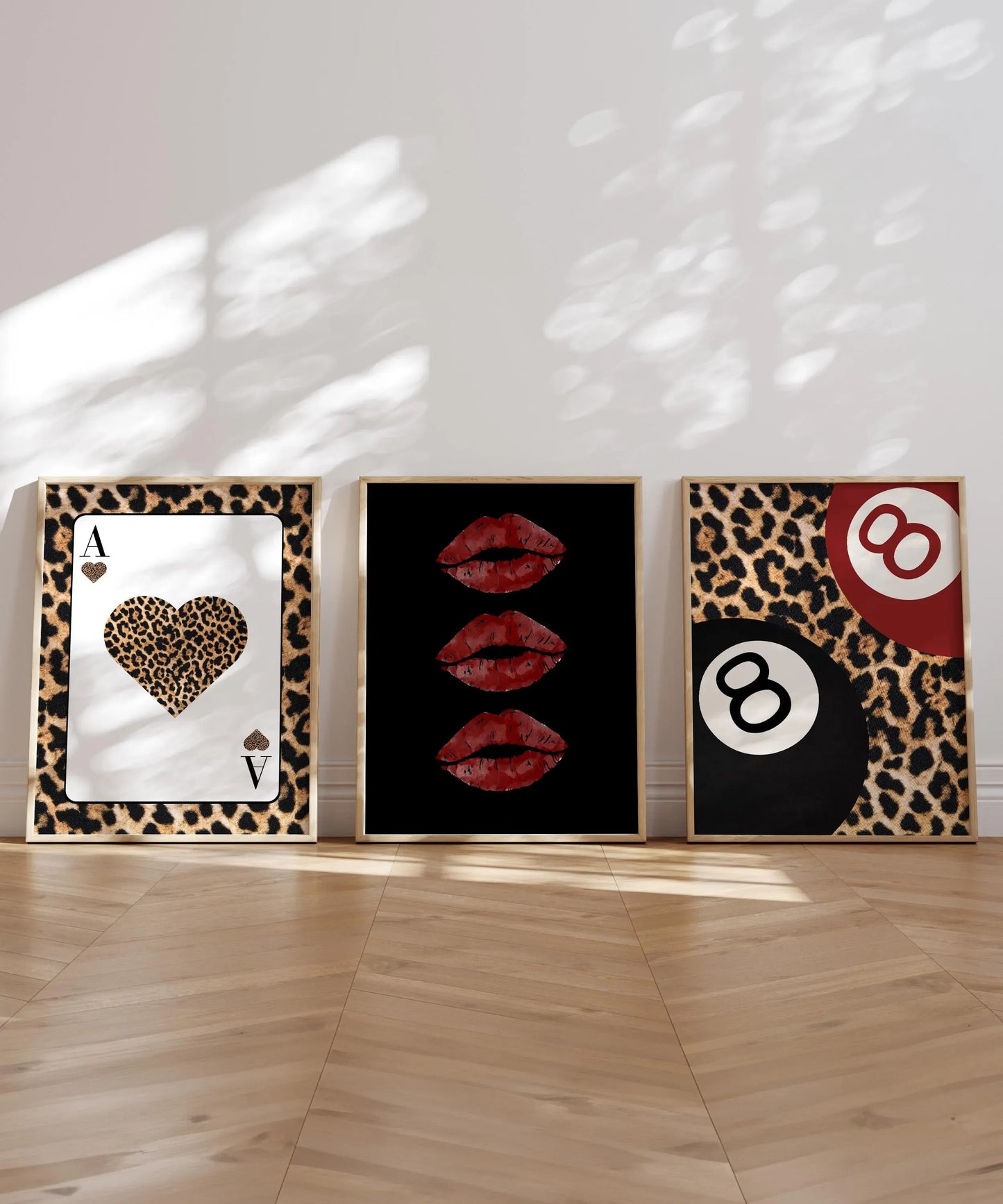Ace Card Leopard Cheetah - Set of 3