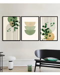 Green Wall art Abstract Home decor