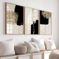 Black and Gold Art - Set of 3