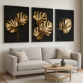 Golden Leaf - Set of 3
