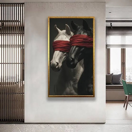 Blind Fold Horse