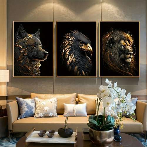 Lion Eagle Wolf - Set of 3