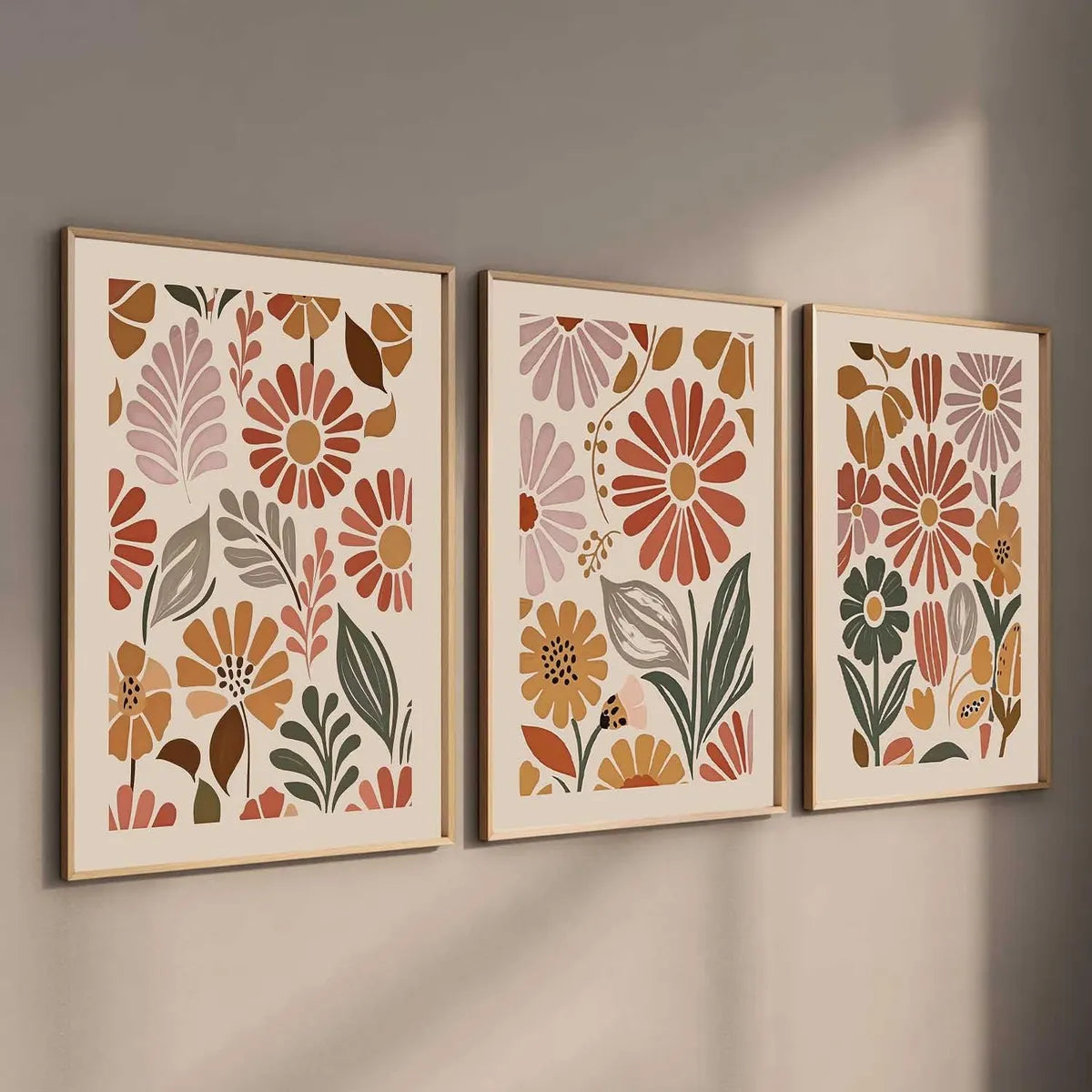 Floral Wall Art IV - Set of 3