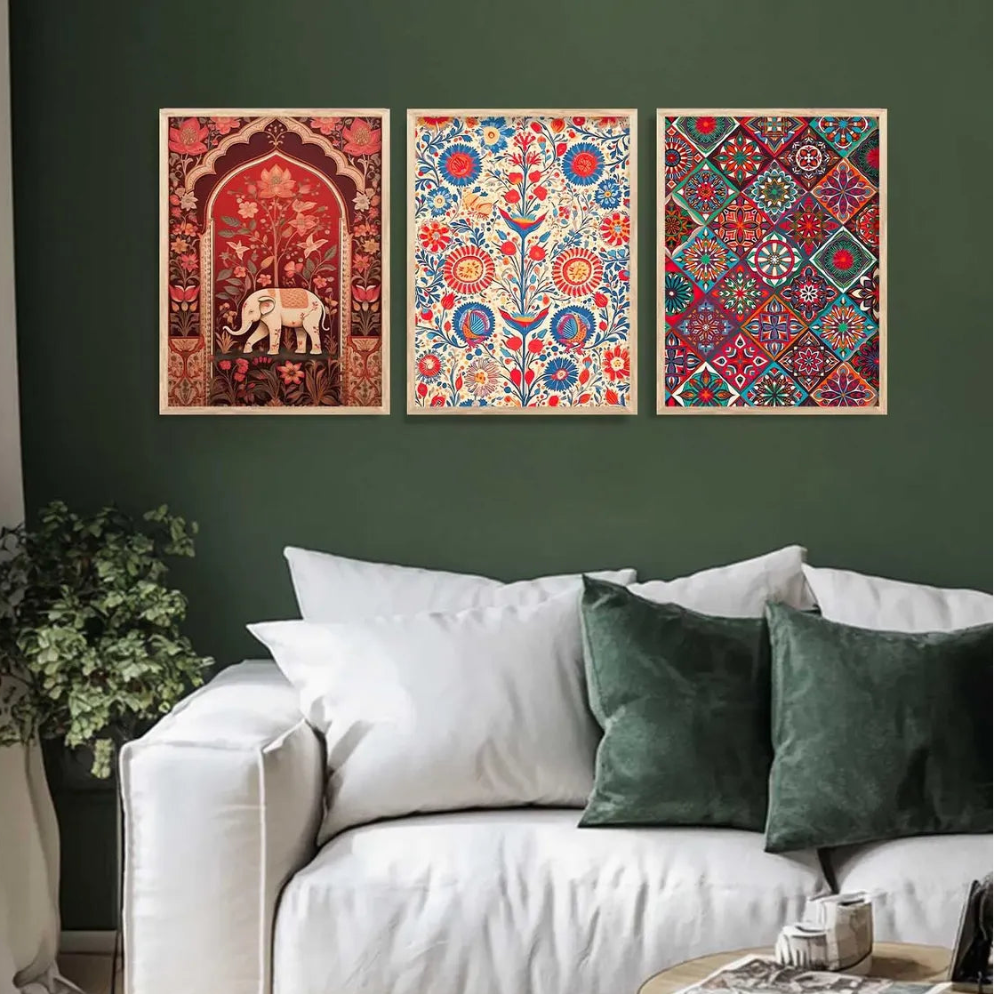 Floral Wall Art II - Set of 3