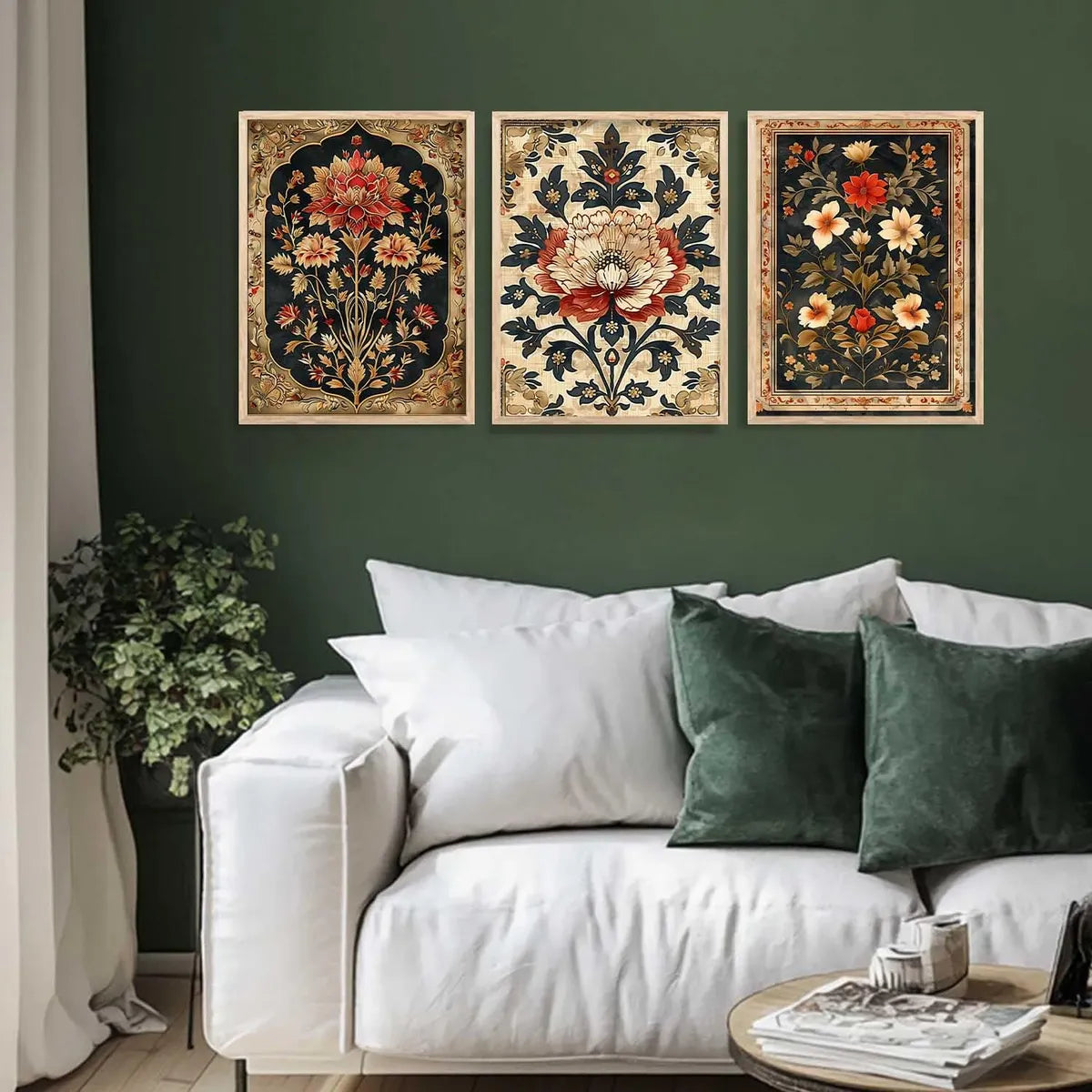 Floral Wall Art III - Set of 3