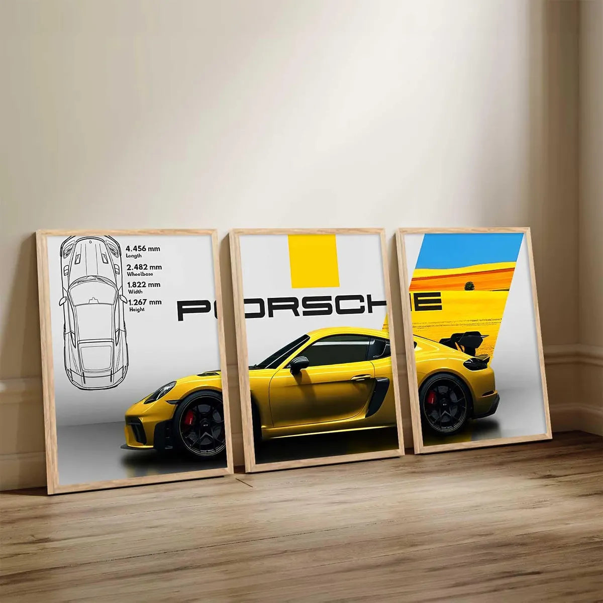 Porsche I - Set of 3