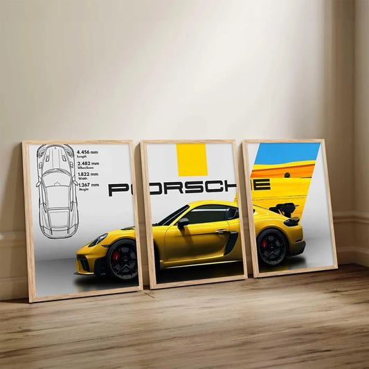 Porsche I - Set of 3