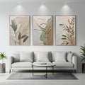 Prints, Textured Effect Framed Set of 3