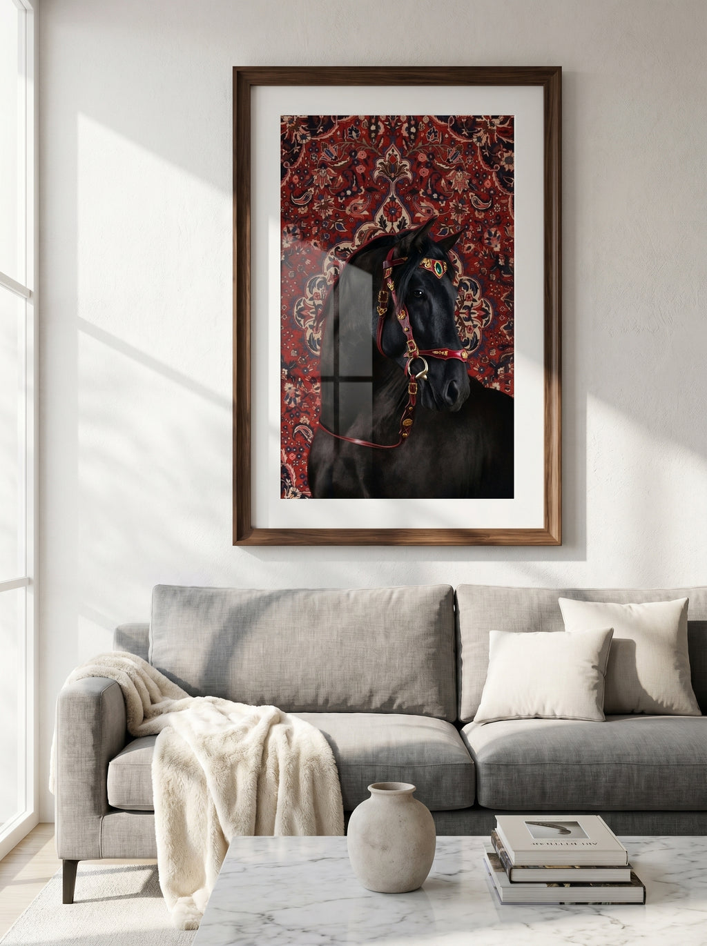 Midnight Majesty Horse Wall Art
