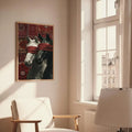 Mystic Dual Horse Wall Art | Blindfolded Horses Frame