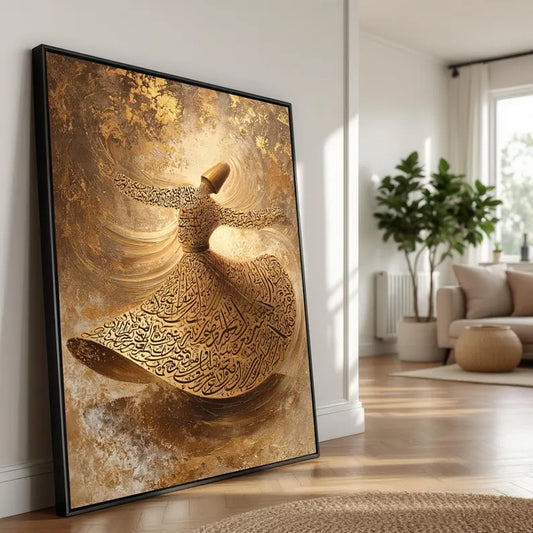 Dervish Sufism Wall Art VI - Canvas Frame