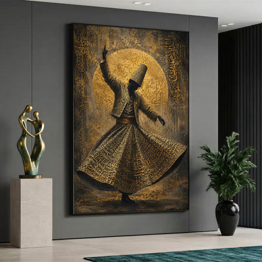 Dervish Sufism Wall Art IX - Canvas Frame