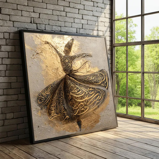 Sufism Dancing Wall Art - Canvas Frame