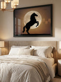 Black Horse Frame Art