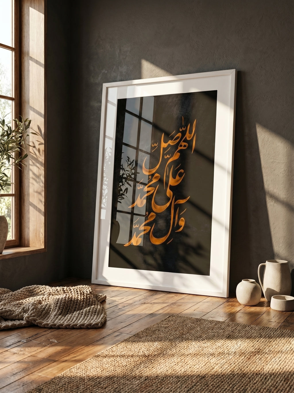 Black & Gold Islamic Calligraphy