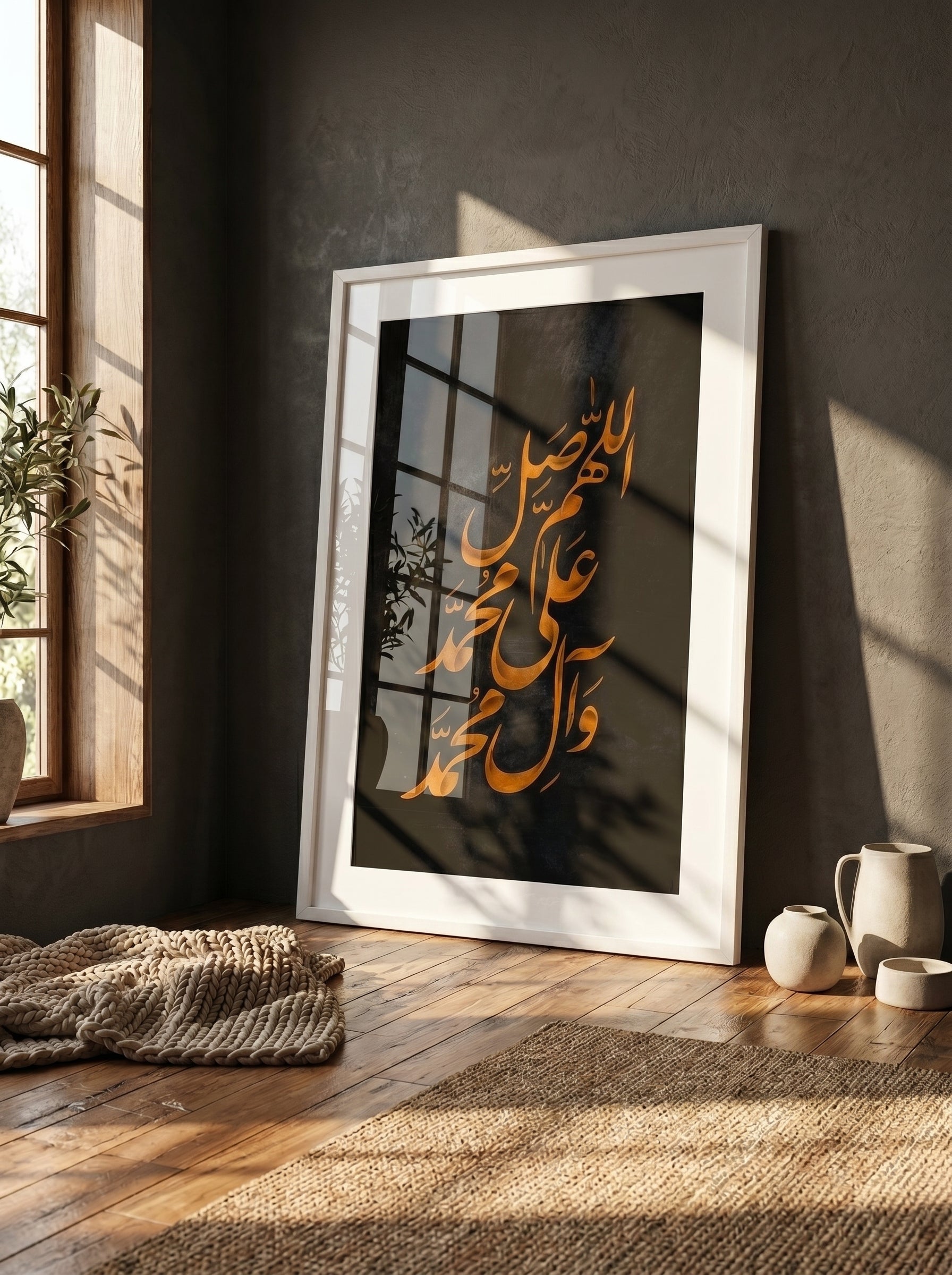 Black & Gold Islamic Calligraphy