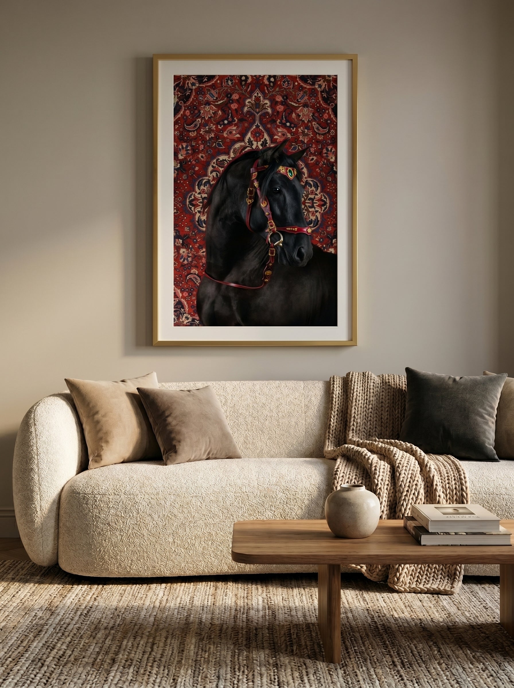 Midnight Majesty Horse Wall Art