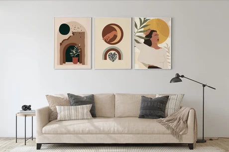 Boho Abstract Minimal - Set of 3