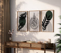 Ayat ul Kursi Islamic Wall Art - Set of 3