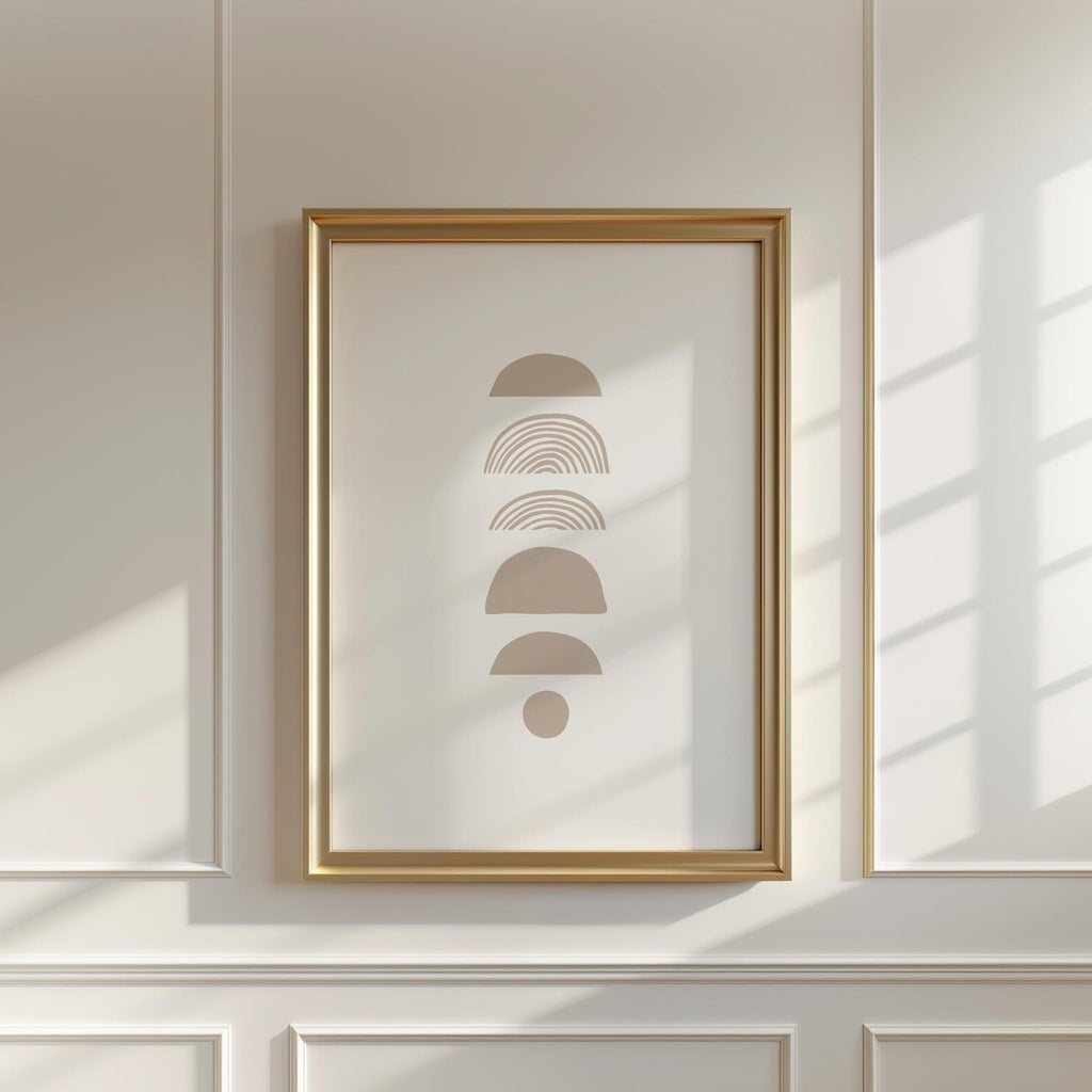 Ayatul Kursi - Set of 3 Boho Beige Islamic Wall Art