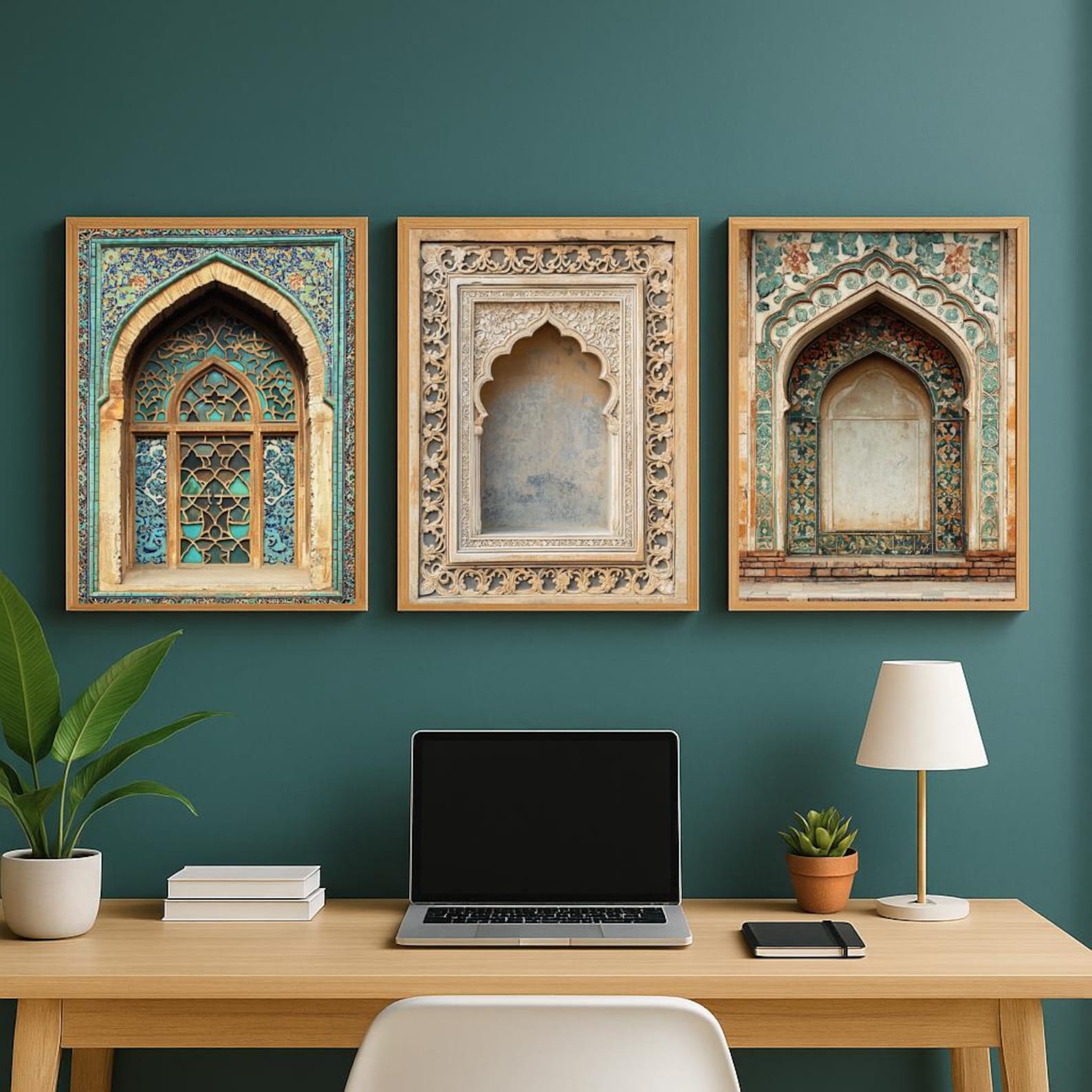 Islamic Wall Art Set of 3 | Mosque Arches