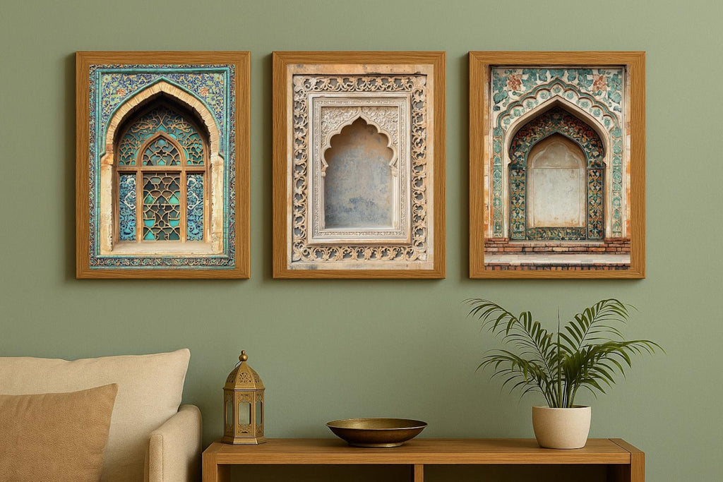 Islamic Wall Art Set of 3 | Mosque Arches