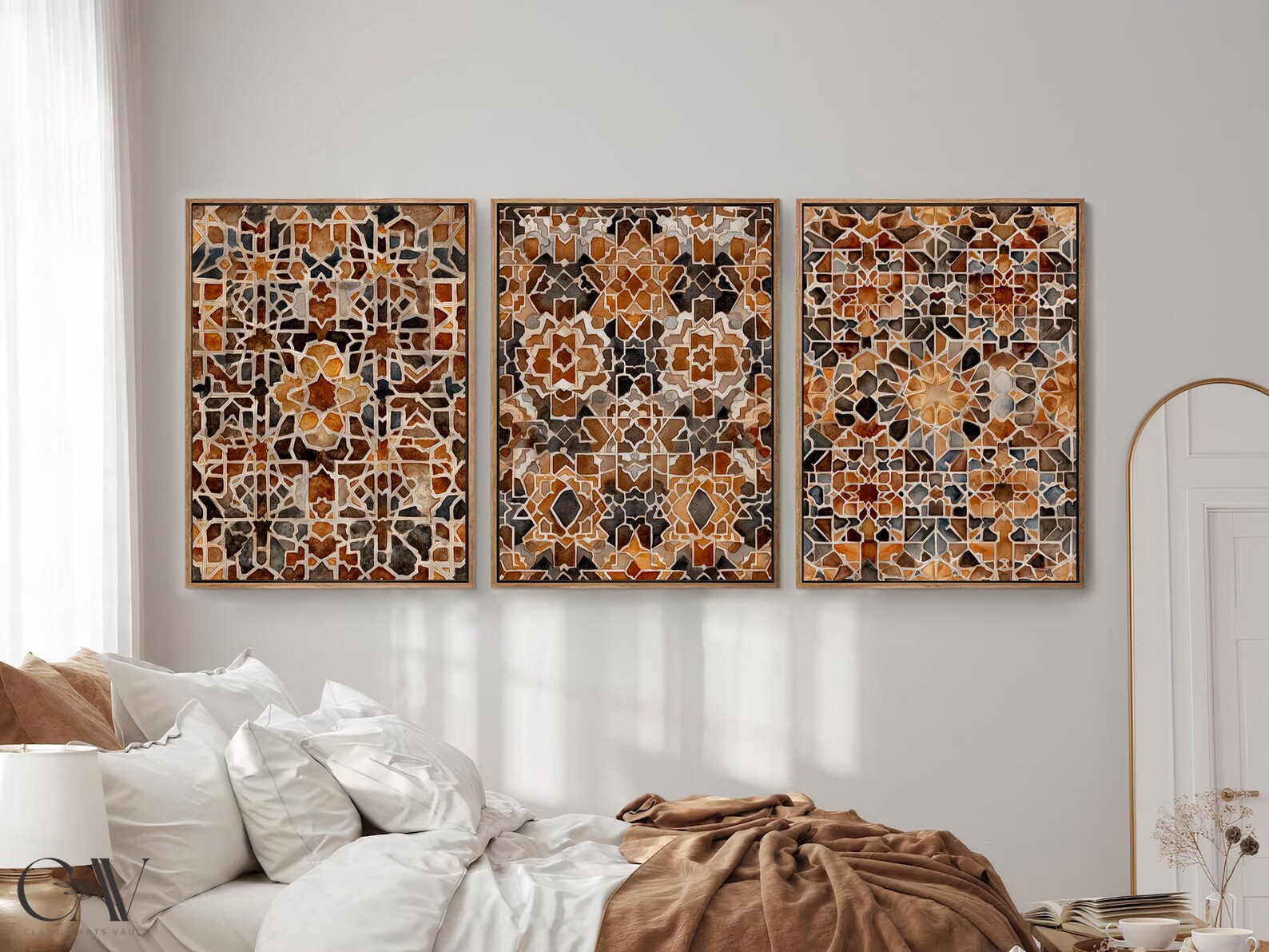 Alhambra Tile Inspired - Islamic Wall Art
