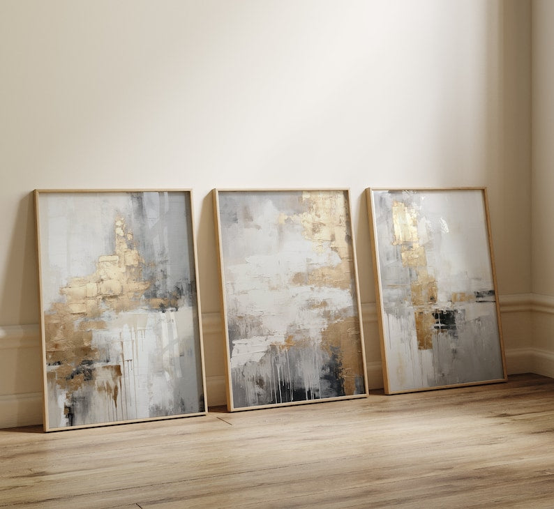 Neutral Abstract Wall Frame