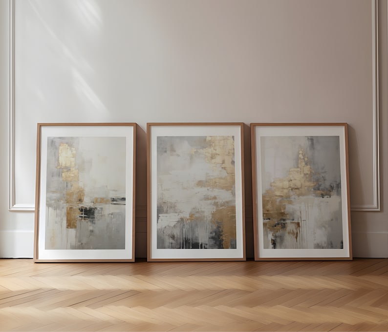 Neutral Abstract Wall Frame