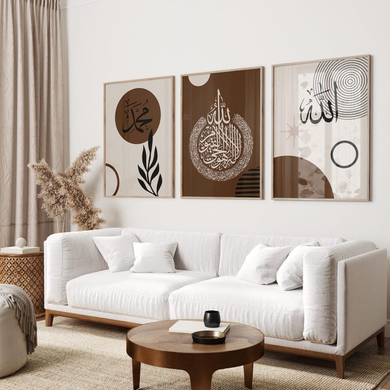 Arabic Calligraphy - Set of 3