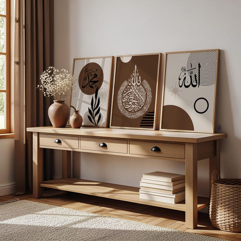Arabic Calligraphy - Set of 3