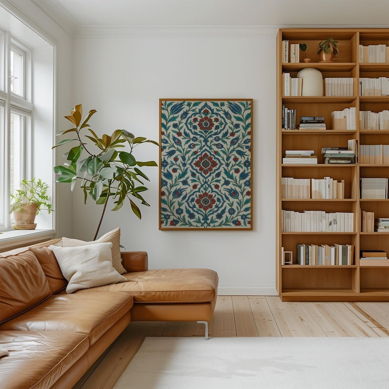 Ottoman Floral Arch Frame | Modern Art Frame