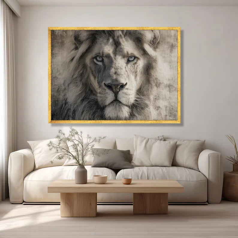 Lion Art Wall Frame