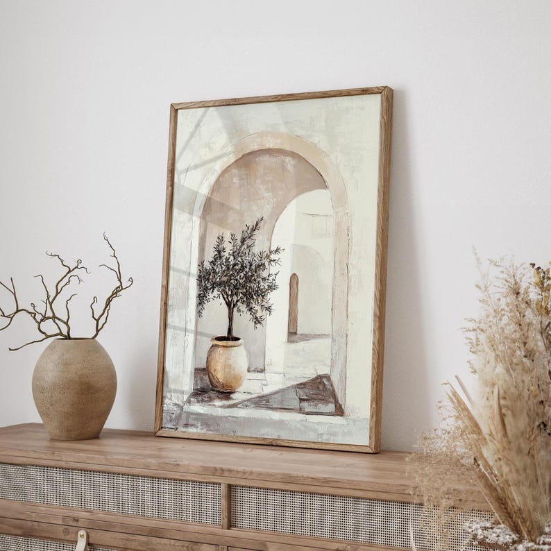 Italian Coastal Art Frame