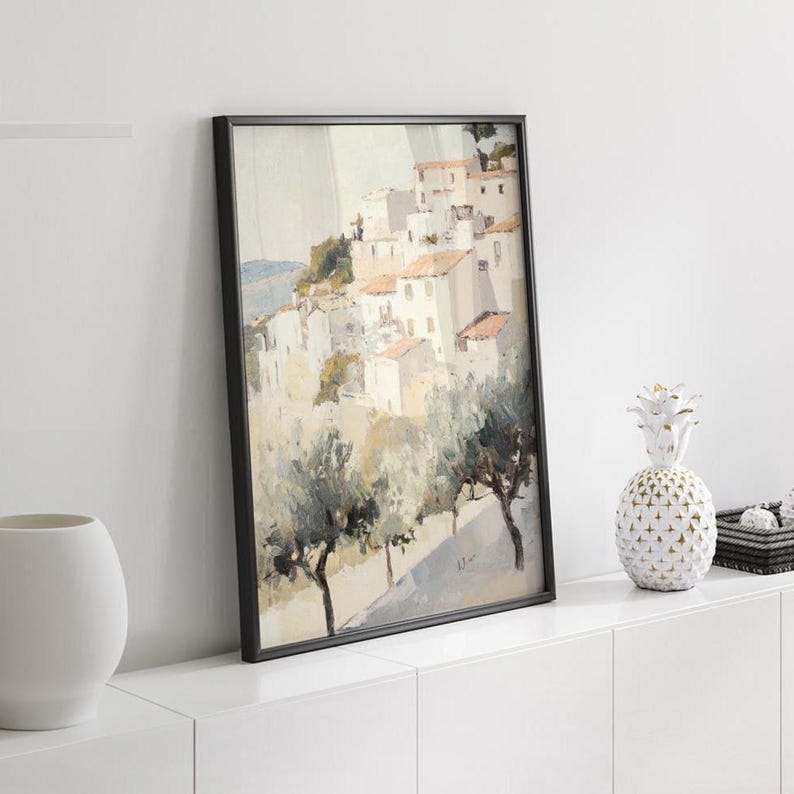 Italian Coastal Art Frame