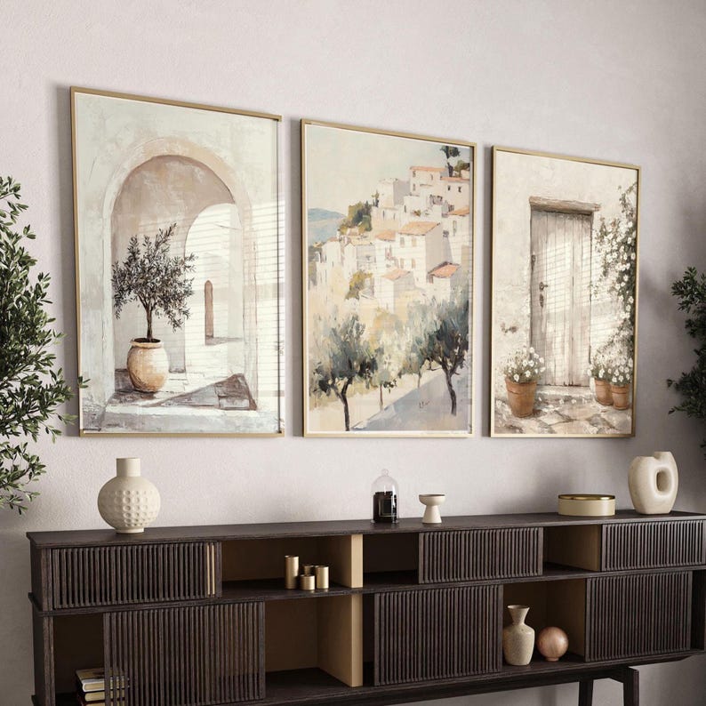 Italian Coastal Art Frame