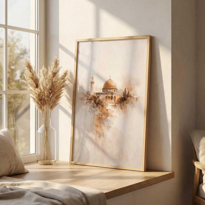 Dome of the Rock Wall Frame | Modern Art Frame