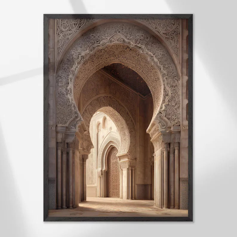 Traditional Arabic Decor Wall Art - Set of 3