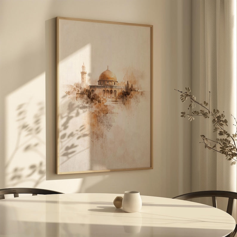 Dome of the Rock Wall Frame | Modern Art Frame