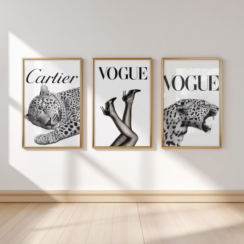 Vogue Wall Art Set of 3