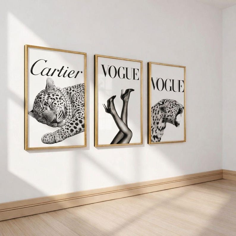 Vogue Wall Art Set of 3