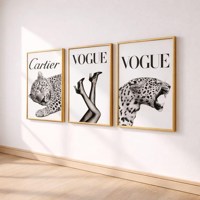 Vogue Wall Art Set of 3