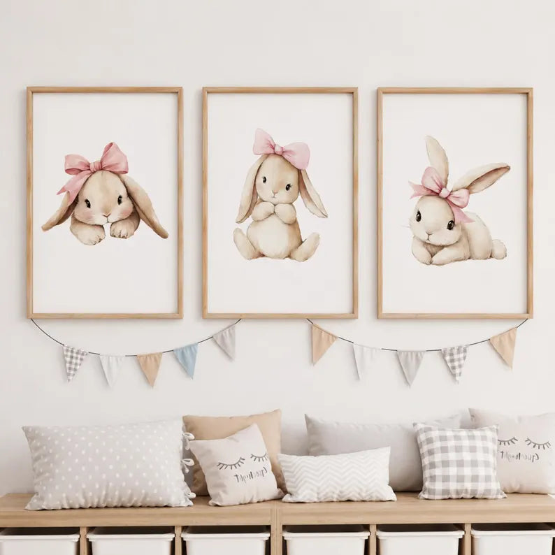 Bunny Nursery - Set of 3